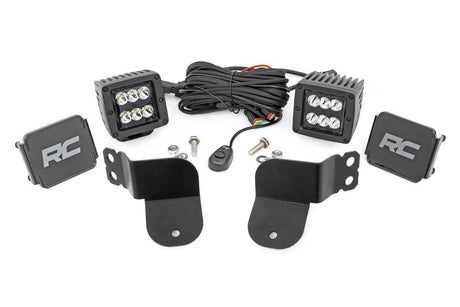 Photo of Rough Country Polaris General Lower Windshield Dual LED Light Kit by Rough Country - Premium for UTVs / Side by Sides