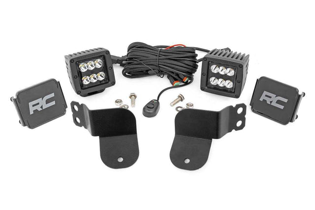 Photo of Rough Country Polaris General Lower Windshield Dual LED Light Kit by Rough Country - Premium for UTVs / Side by Sides