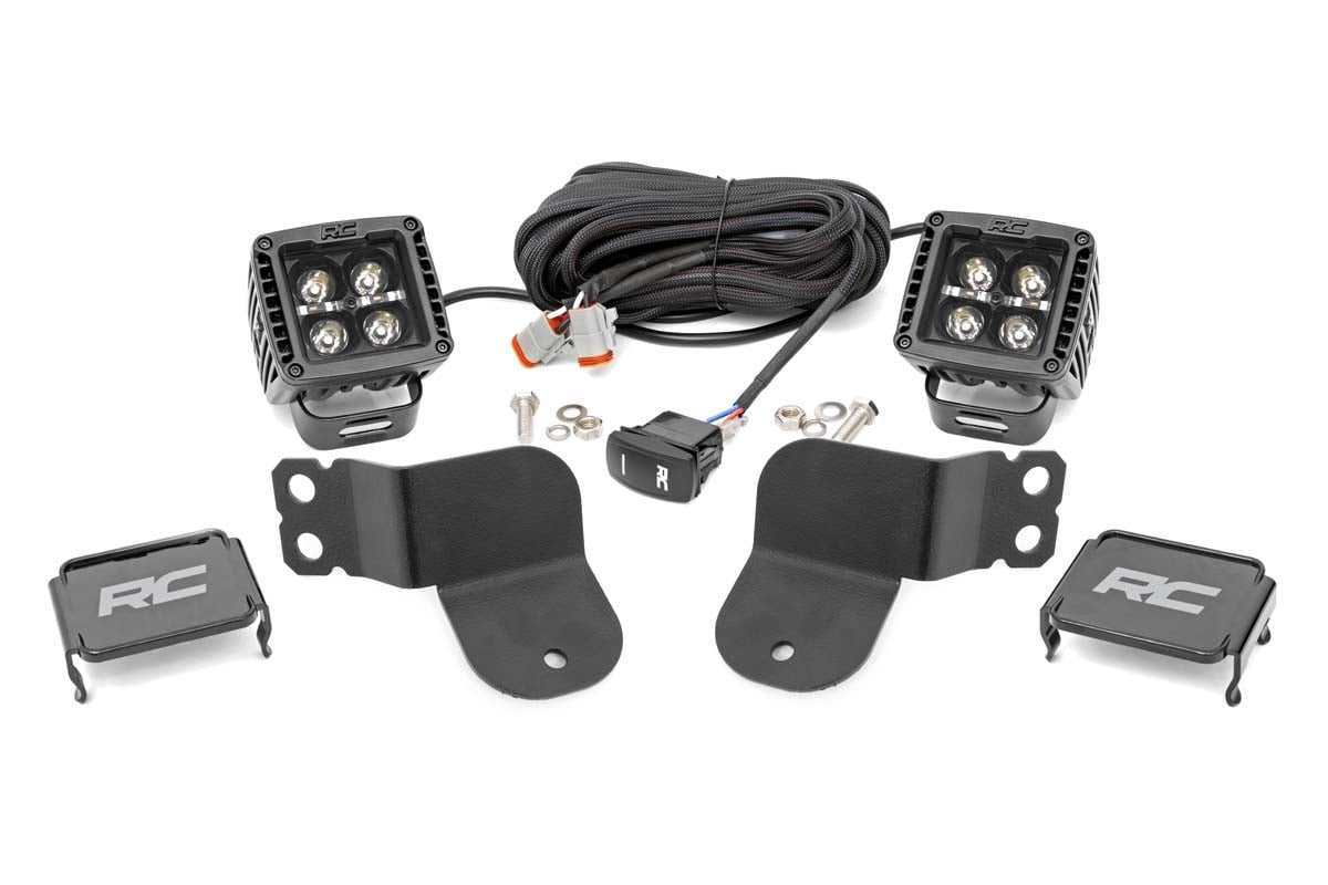 Photo of Rough Country Polaris General Lower Windshield Dual LED Light Kit by Rough Country - Premium for UTVs / Side by Sides