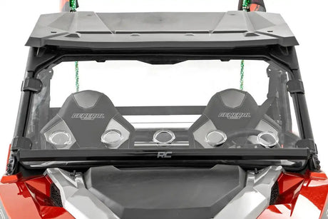 Photo of Rough Country Polaris General Scratch Resistant Vented Full Windshield by Rough Country - Premium for UTVs / Side by Sides