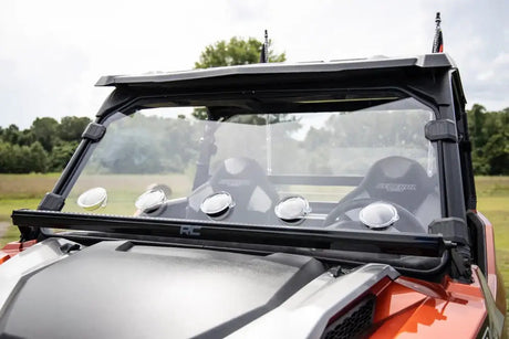 Photo of Rough Country Polaris General Scratch Resistant Vented Full Windshield by Rough Country - Premium for UTVs / Side by Sides