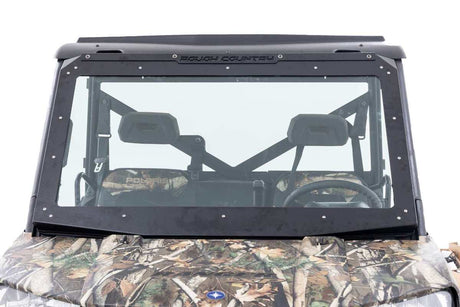 Photo of Rough Country Polaris Ranger 1000/ XP 1000 Electric Tilt Glass Windshield by Rough Country - Premium for UTVs / Side by Sides