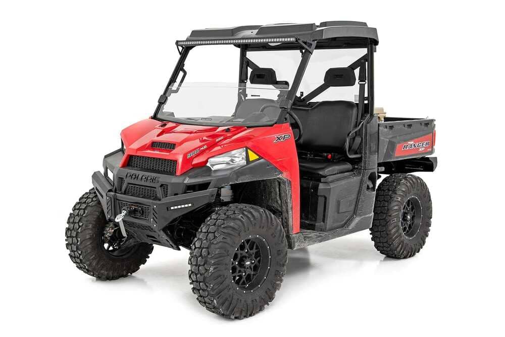 Photo of Rough Country Polaris Ranger 1000/XP 900/1000 Scratch Resistant Half Windshield by Rough Country - Premium for UTVs / Side by Sides