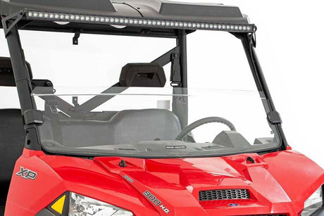 Photo of Rough Country Polaris Ranger 1000/XP 900/1000 Scratch Resistant Half Windshield by Rough Country - Premium for UTVs / Side by Sides