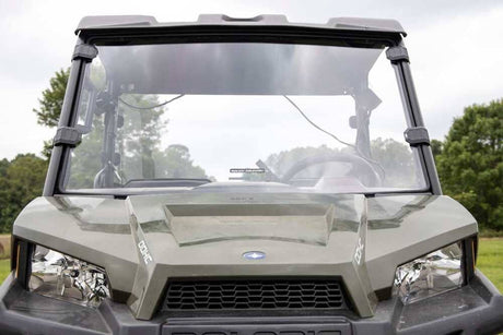 Photo of Rough Country Polaris Ranger 500/570 Mid Size Scratch Resistant Full Windshield by Rough Country - Premium for UTVs / Side by Sides