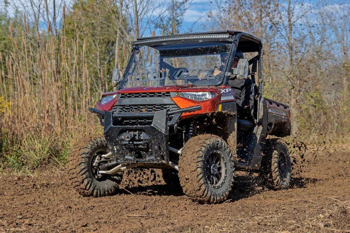 Photo of Rough Country Polaris Ranger XP 1000 High Clearance w/ 2" Forward Offset Aluminum Control Arms by Rough Country - Premium for UTVs / Side by Sides