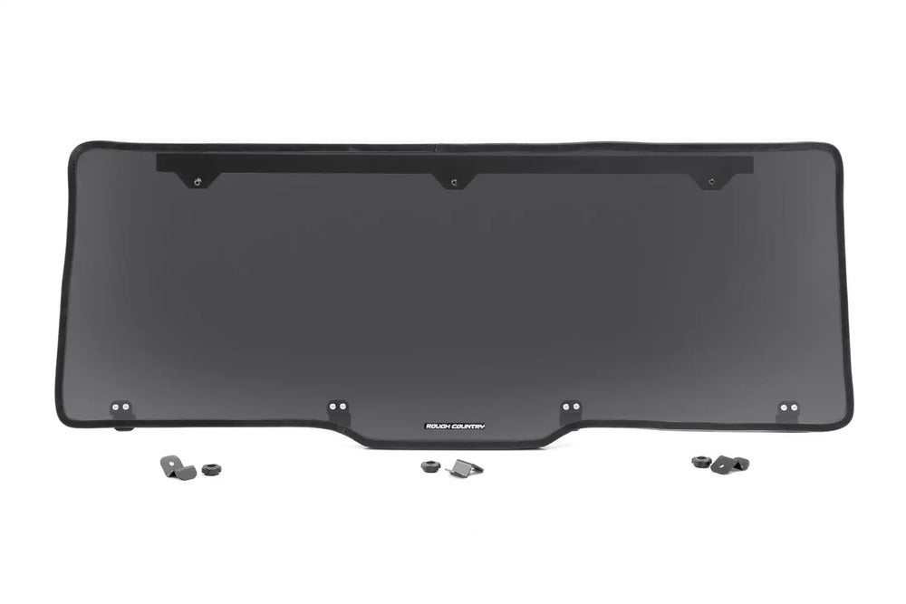 Photo of Rough Country Polaris Ranger XP 1000 Scratch Resistant Tinted Rear Panel by Rough Country - Premium for UTVs / Side by Sides