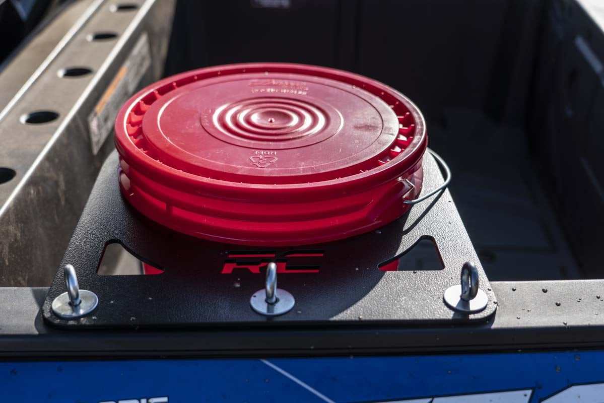 Photo of Rough Country Polaris Ranger XP 570/900/1000 5 Gallon Bucket Holder by Rough Country - Premium for UTVs / Side by Sides