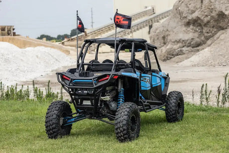 Photo of Rough Country Polaris RZR 1000 XP Rear Tubular Bumber With Reciever Hitch by Rough Country - Premium for UTVs / Side by Sides