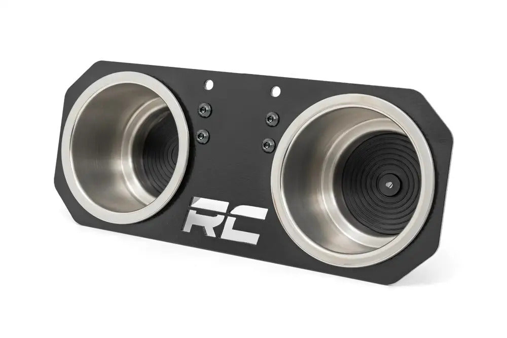 Photo of Rough Country Polaris RZR Passenger Grip Handle Dual Cup Holder by Rough Country - Premium for UTVs / Side by Sides