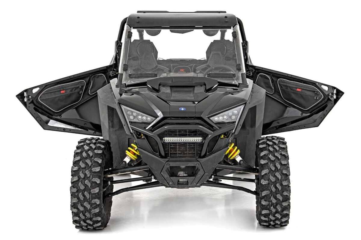 Photo of Rough Country Polaris RZR Pro Front Door Storage Bags by Rough Country - Premium for UTVs / Side by Sides