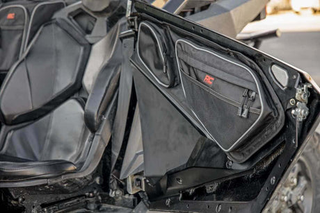 Photo of Rough Country Polaris RZR Pro Front Door Storage Bags by Rough Country - Premium for UTVs / Side by Sides