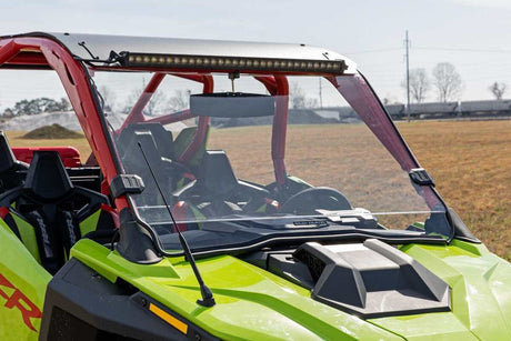 Photo of Rough Country Polaris RZR Pro/ Turbo R Scratch Resistant Full Windshield by Rough Country - Premium for UTVs / Side by Sides