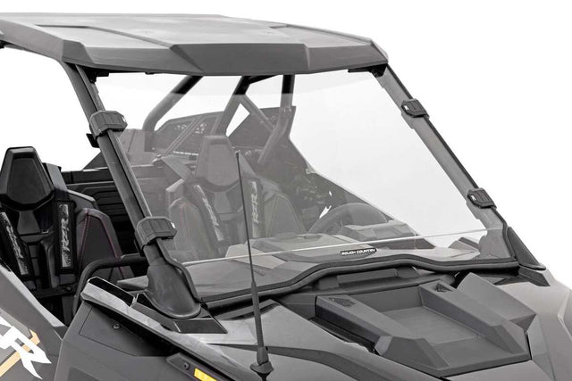 Photo of Rough Country Polaris RZR Pro/ Turbo R Scratch Resistant Full Windshield by Rough Country - Premium for UTVs / Side by Sides