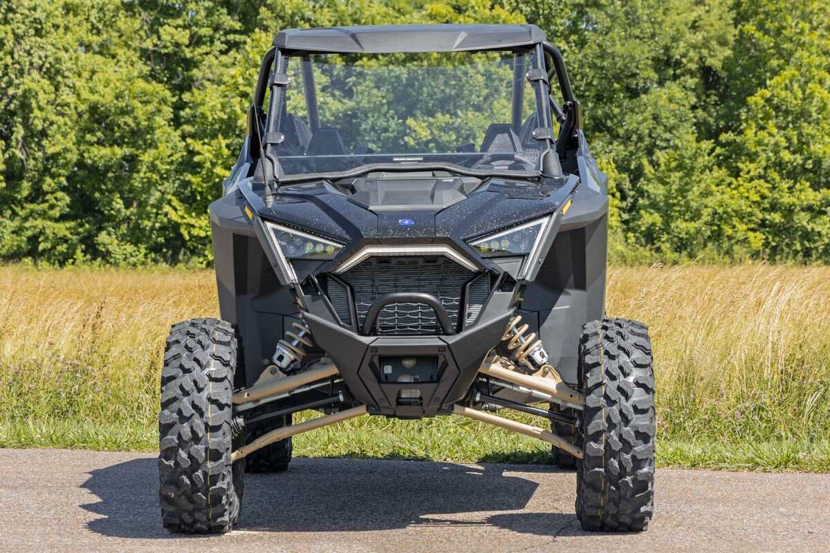 Photo of Rough Country Polaris RZR Pro/ Turbo R Scratch Resistant Full Windshield by Rough Country - Premium for UTVs / Side by Sides