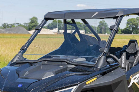 Photo of Rough Country Polaris RZR Pro/ Turbo R Scratch Resistant Full Windshield by Rough Country - Premium for UTVs / Side by Sides