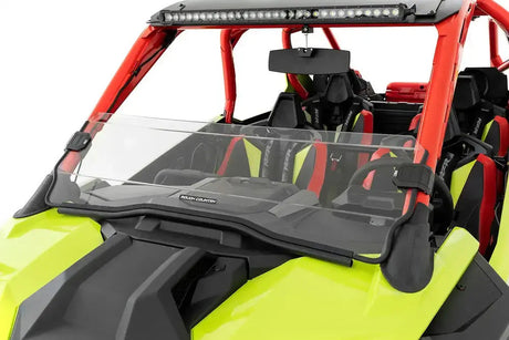 Photo of Rough Country Polaris RZR Pro/ Turbo R Scratch Resistant Half Windshield by Rough Country - Premium for UTVs / Side by Sides