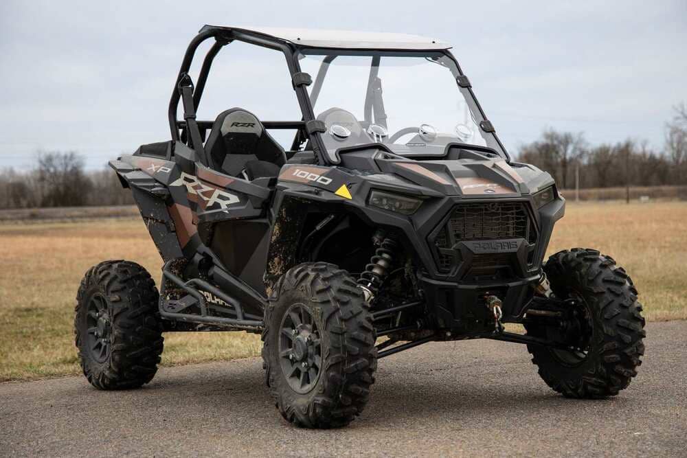Photo of Rough Country Polaris RZR Scratch Resistant Vented Full Windshield by Rough Country - Premium for UTVs / Side by Sides