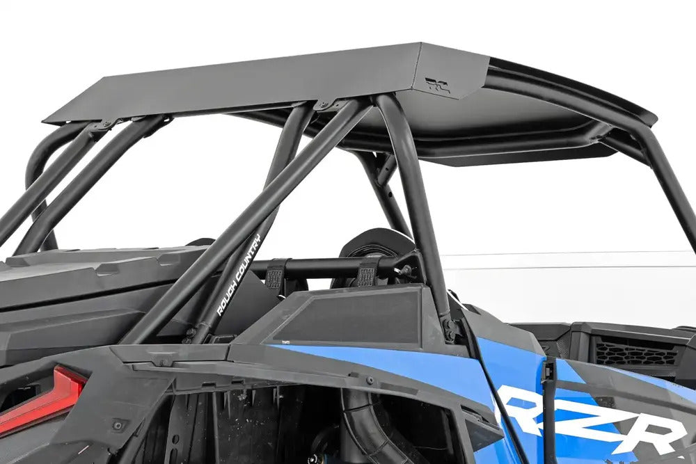 Photo of Rough Country Polaris RZR Turbo S Fabricated 2-Seater UTV Roof by Rough Country - Premium for UTVs / Side by Sides