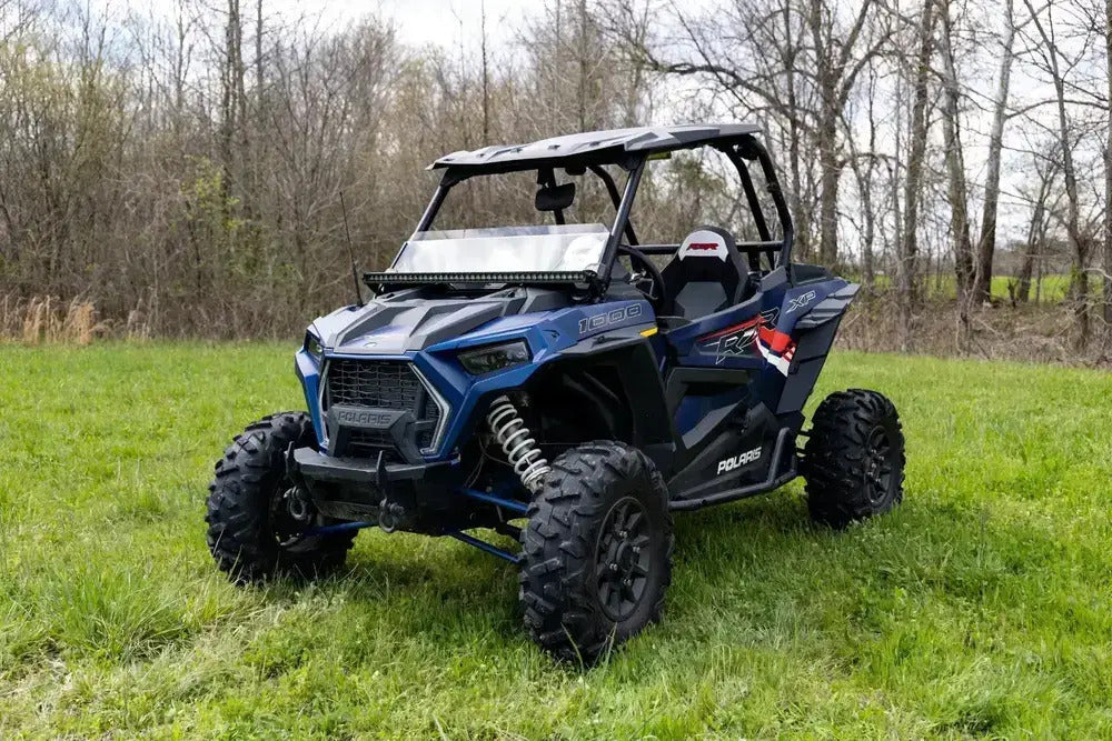 Photo of Rough Country Polaris RZR XP 1000 Black Single Row Front Mount 10" LED Light Kit by Rough Country - Premium for UTVs / Side by Sides