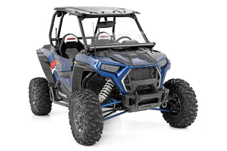 Photo of Rough Country Polaris RZR XP 1000 Black Single Row Front Mount 10" LED Light Kit by Rough Country - Premium for UTVs / Side by Sides