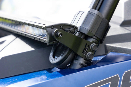 Photo of Rough Country Polaris RZR XP 1000 Black Single Row Front Mount 10" LED Light Kit by Rough Country - Premium for UTVs / Side by Sides