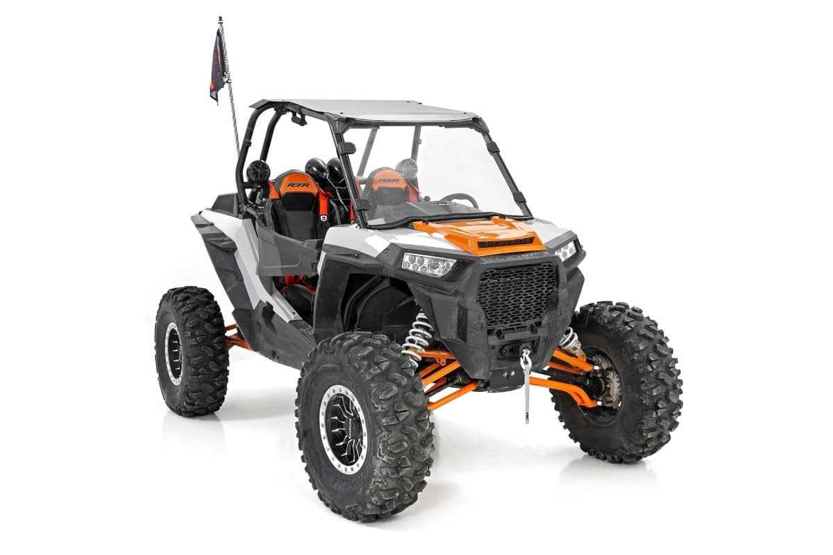 Photo of Rough Country Polaris RZR XP 1000 Scratch Resistant Full Windshield by Rough Country - Premium for UTVs / Side by Sides