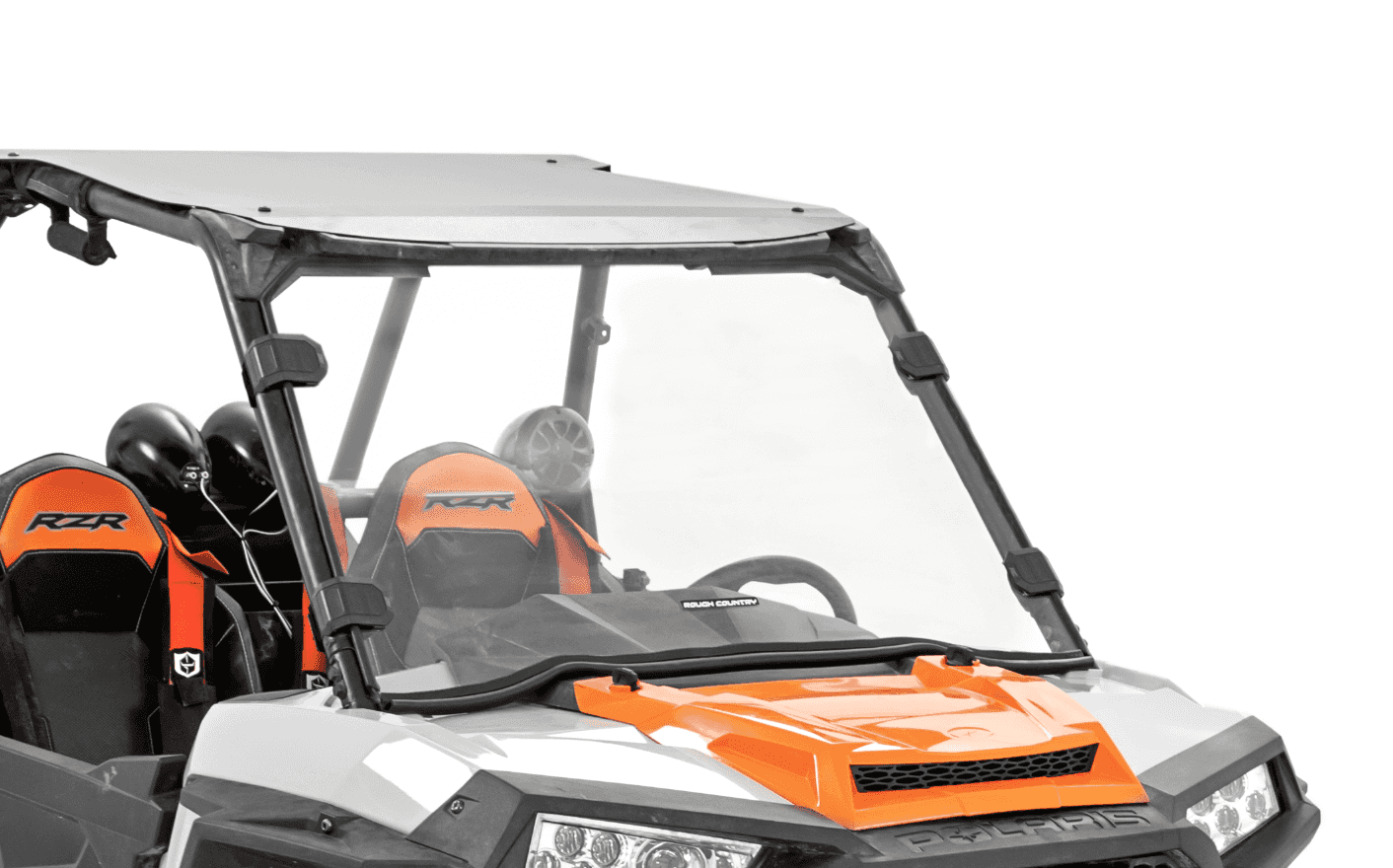 Photo of Rough Country Polaris RZR XP 1000 Scratch Resistant Full Windshield by Rough Country - Premium for UTVs / Side by Sides