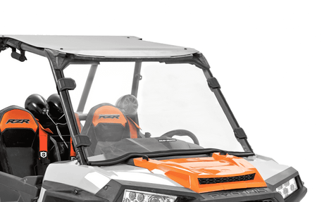 Photo of Rough Country Polaris RZR XP 1000 Scratch Resistant Full Windshield by Rough Country - Premium for UTVs / Side by Sides