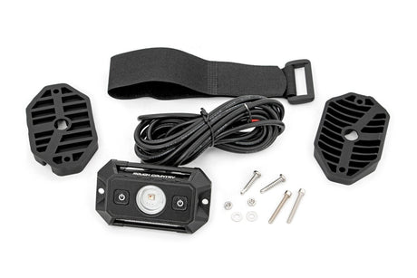Photo of Rough Country RGB/White Chrome Series LED Dome Light by Rough Country - Premium for UTVs / Side by Sides