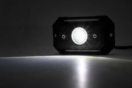 Photo of Rough Country RGB/White Chrome Series LED Dome Light by Rough Country - Premium for UTVs / Side by Sides