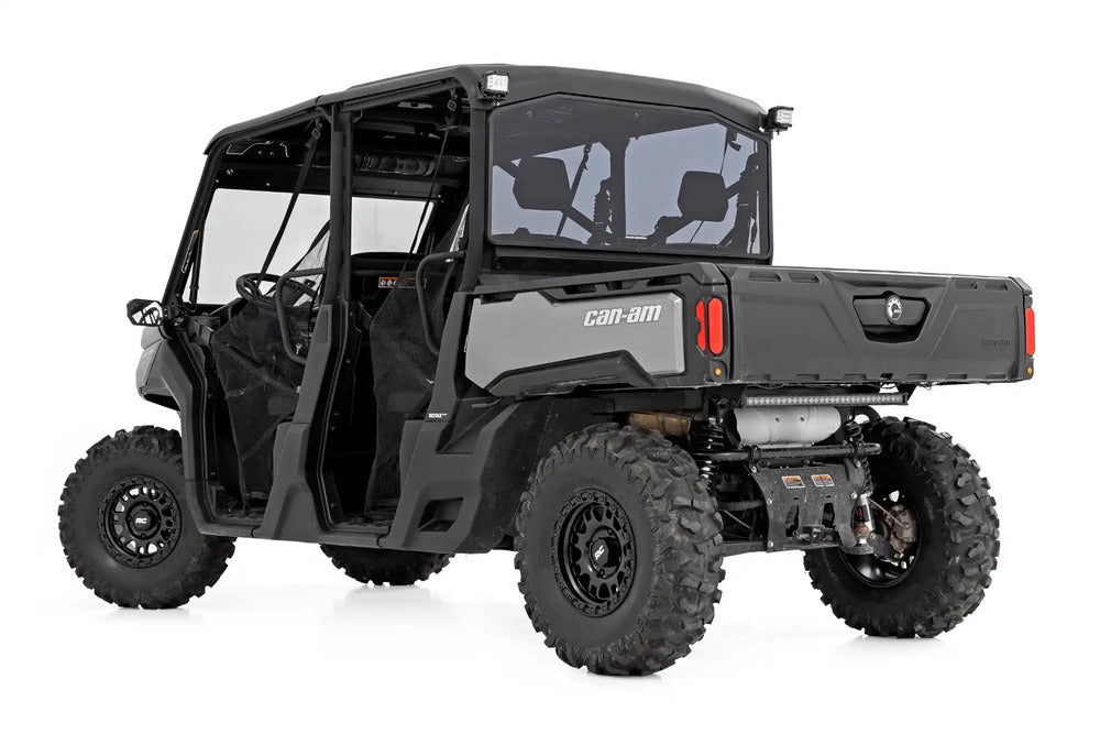 Photo of Rough Country Semi Gloss Black 14x7/4x137 One Piece 82 Series Wheel by Rough Country - Premium for UTVs / Side by Sides