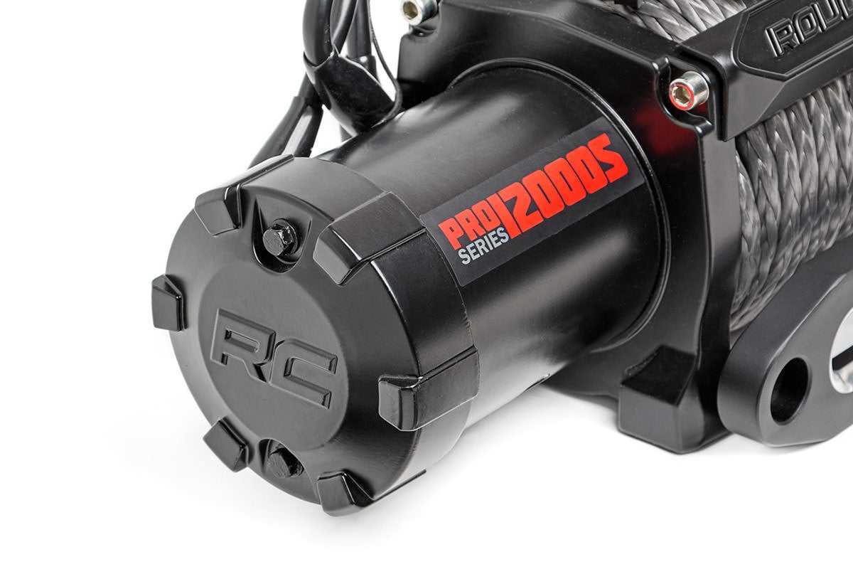 Photo of Rough Country Synthetic Rope 9500 LB Pro Series Winch by Rough Country - Premium for UTVs / Side by Sides