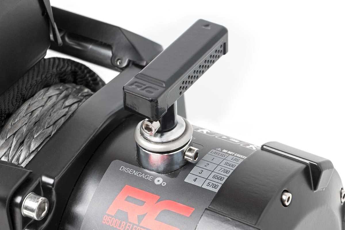 Photo of Rough Country Synthetic Rope 9500 LB Pro Series Winch by Rough Country - Premium for UTVs / Side by Sides