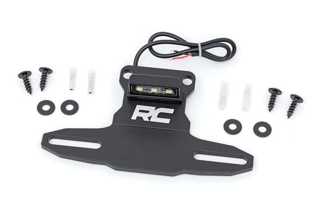 Photo of Rough Country Universal LED lighted License Plate Bracket by Rough Country - Premium for UTVs / Side by Sides