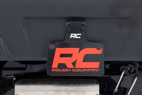 Photo of Rough Country Universal LED lighted License Plate Bracket by Rough Country - Premium for UTVs / Side by Sides
