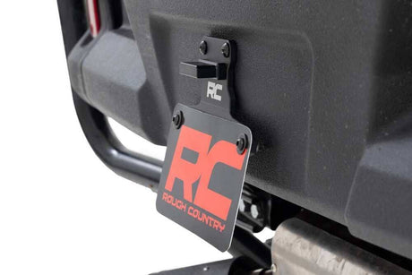 Photo of Rough Country Universal LED lighted License Plate Bracket by Rough Country - Premium for UTVs / Side by Sides