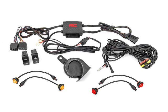 Photo of Rough Country Universal Turn Signal Kit w/Horn by Rough Country - Premium for UTVs / Side by Sides