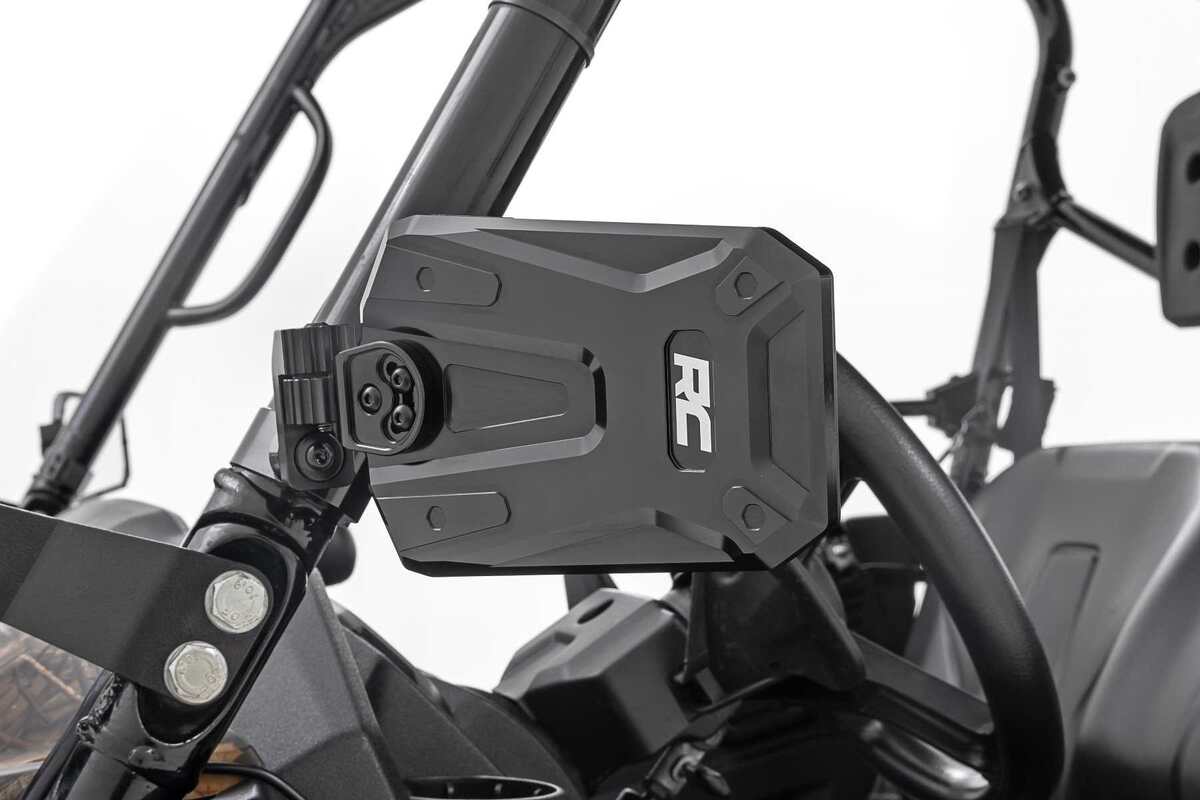 Photo of Rough Country Universal UTV Aluminum Side Mirrors by Rough Country - Premium for UTVs / Side by Sides