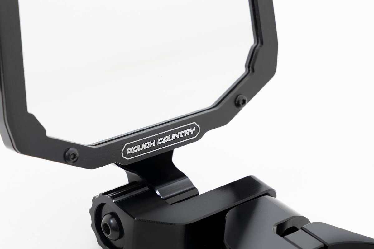 Photo of Rough Country Universal UTV Aluminum Side Mirrors by Rough Country - Premium for UTVs / Side by Sides