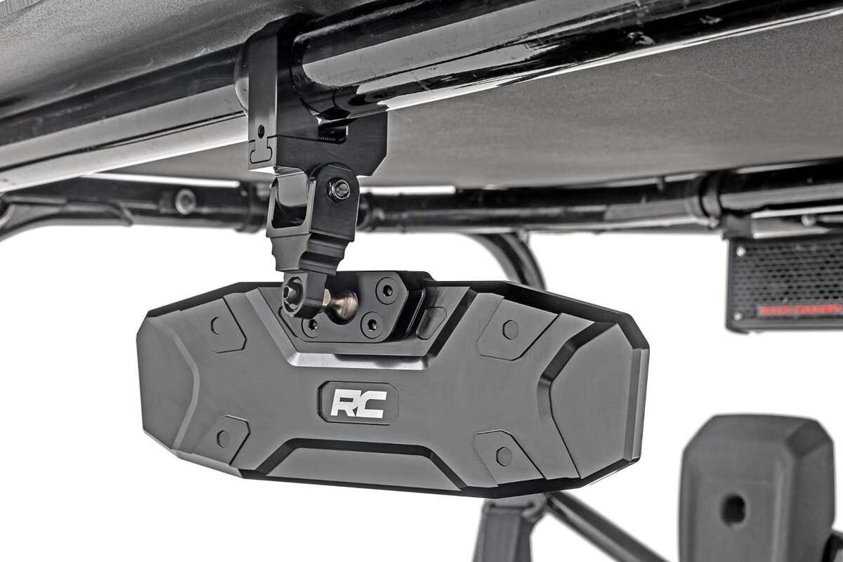Photo of Rough Country UTV Universal 1.5"-2" Cage Aluminum Rear View Mirror by Rough Country - Premium for UTVs / Side by Sides