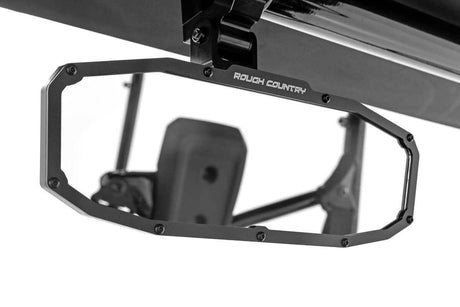 Photo of Rough Country UTV Universal 1.5"-2" Cage Aluminum Rear View Mirror by Rough Country - Premium for UTVs / Side by Sides