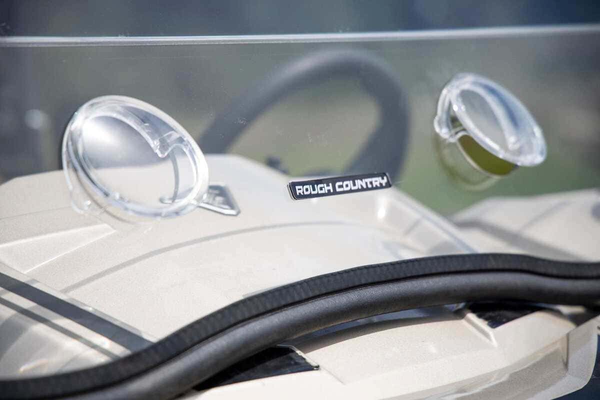 Photo of Rough Country Yamaha Viking EPS Scratch Resistant Vented Full Windshield by Rough Country - Premium for UTVs / Side by Sides