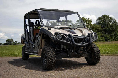 Photo of Rough Country Yamaha Viking EPS Scratch Resistant Vented Full Windshield by Rough Country - Premium for UTVs / Side by Sides