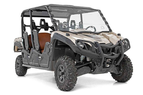 Photo of Rough Country Yamaha Viking EPS Scratch Resistant Vented Full Windshield by Rough Country - Premium for UTVs / Side by Sides