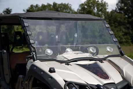 Photo of Rough Country Yamaha Viking EPS Scratch Resistant Vented Full Windshield by Rough Country - Premium for UTVs / Side by Sides