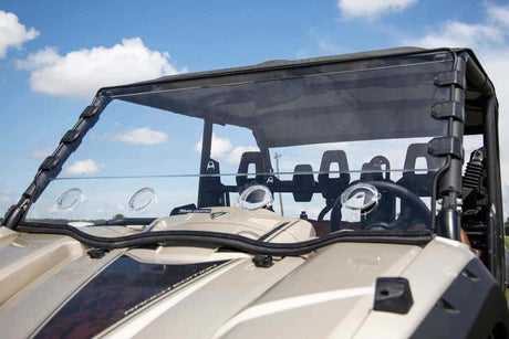 Photo of Rough Country Yamaha Viking EPS Scratch Resistant Vented Full Windshield by Rough Country - Premium for UTVs / Side by Sides