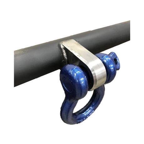 Photo of Weld on D-Ring Shackle Clevis Tab Mount 1 3/4 Tubing Mount by AJK Offroad - Premium for UTVs / Side by Sides