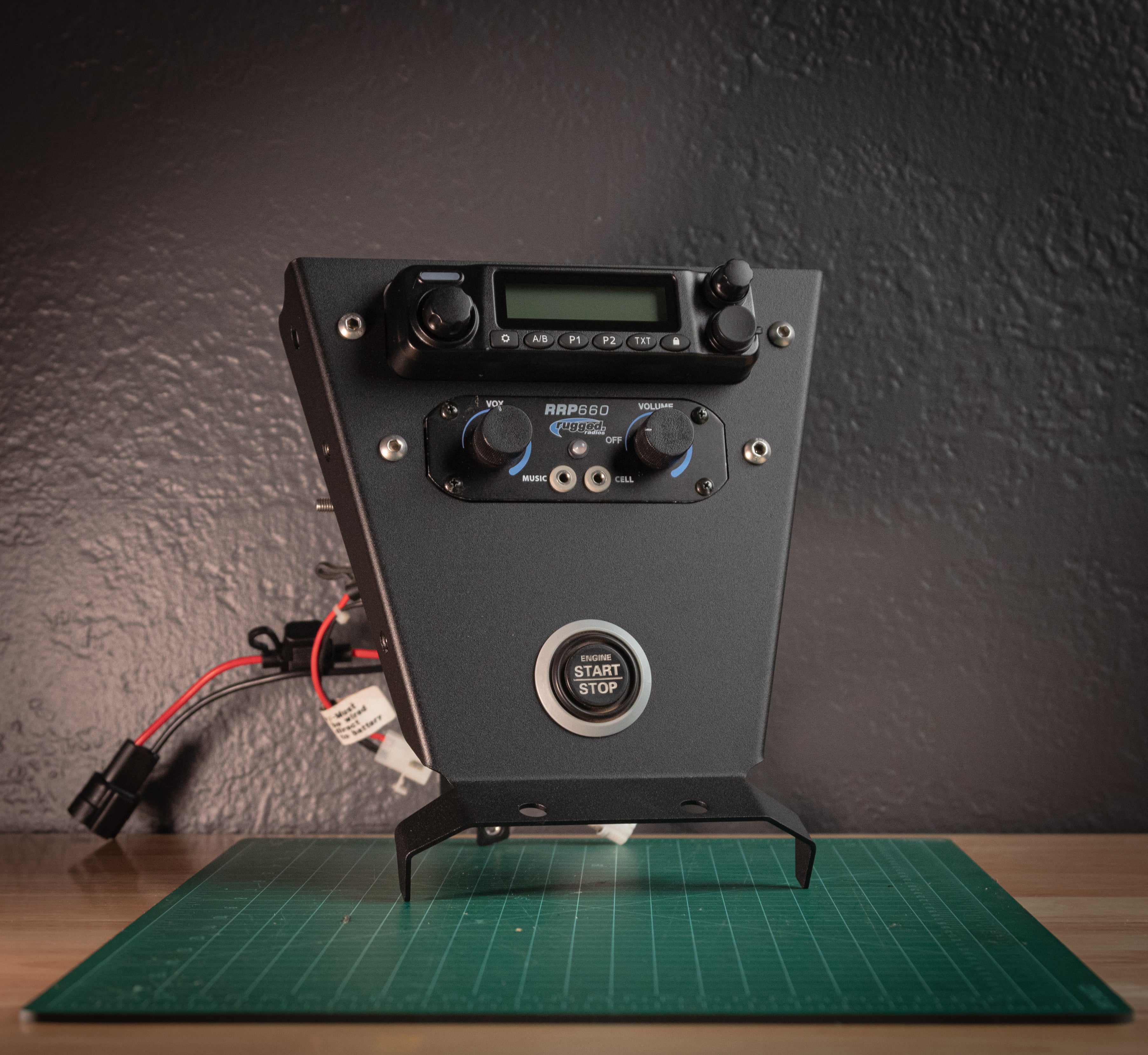 Photo of SFM M1/G1 Radio Mount (Classic) by StayFlush Motorsports - Premium CanamX3 Console for UTVs / Side by Sides