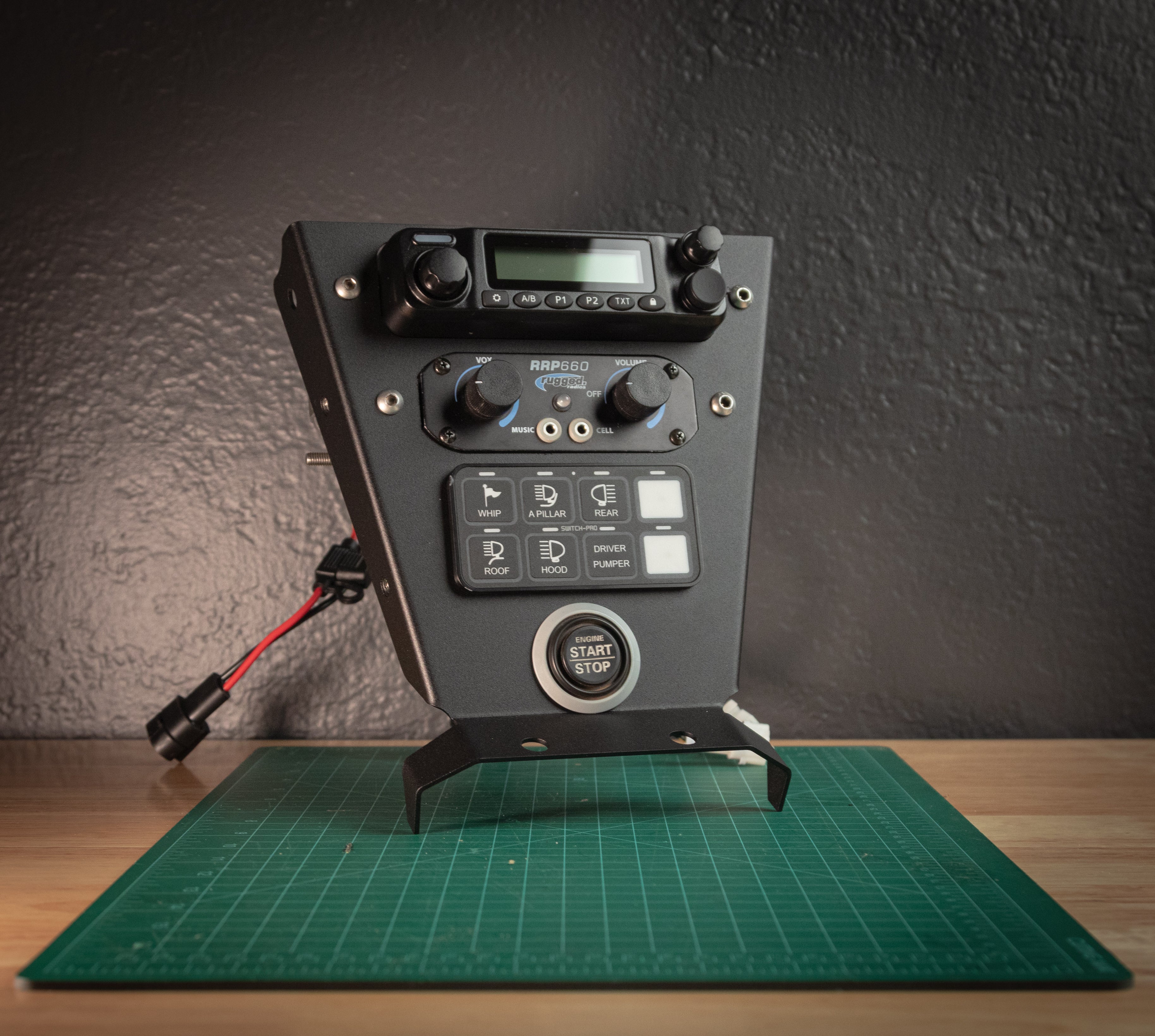 Photo of SFM M1/G1 Radio Mount Switchpro by StayFlush Motorsports - Premium CanamX3 Console for UTVs / Side by Sides